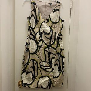 Ann Taylor V neck printed dress